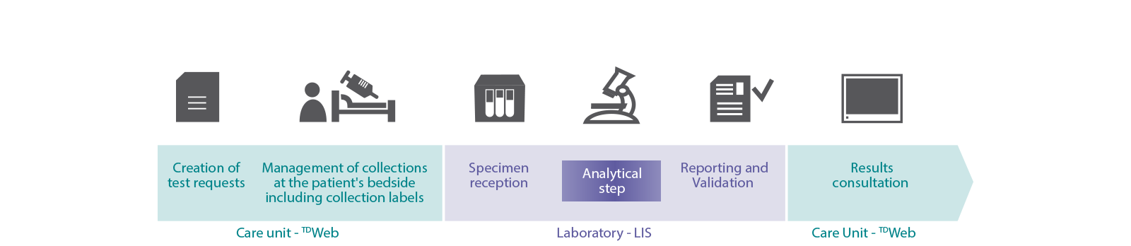 Order tests and consult results at patient’s bedside with TDWeb Order tests and consult results at patient’s bedside with TDWeb