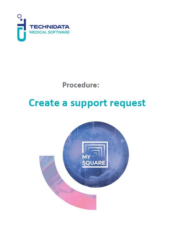 Procedure Create a support request